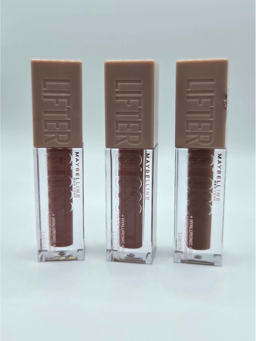 Maybelline Lifter Gloss Lip Gloss Set - Shades 003 Moon and 008 Stone, Hydrating - Picture 1 of 3